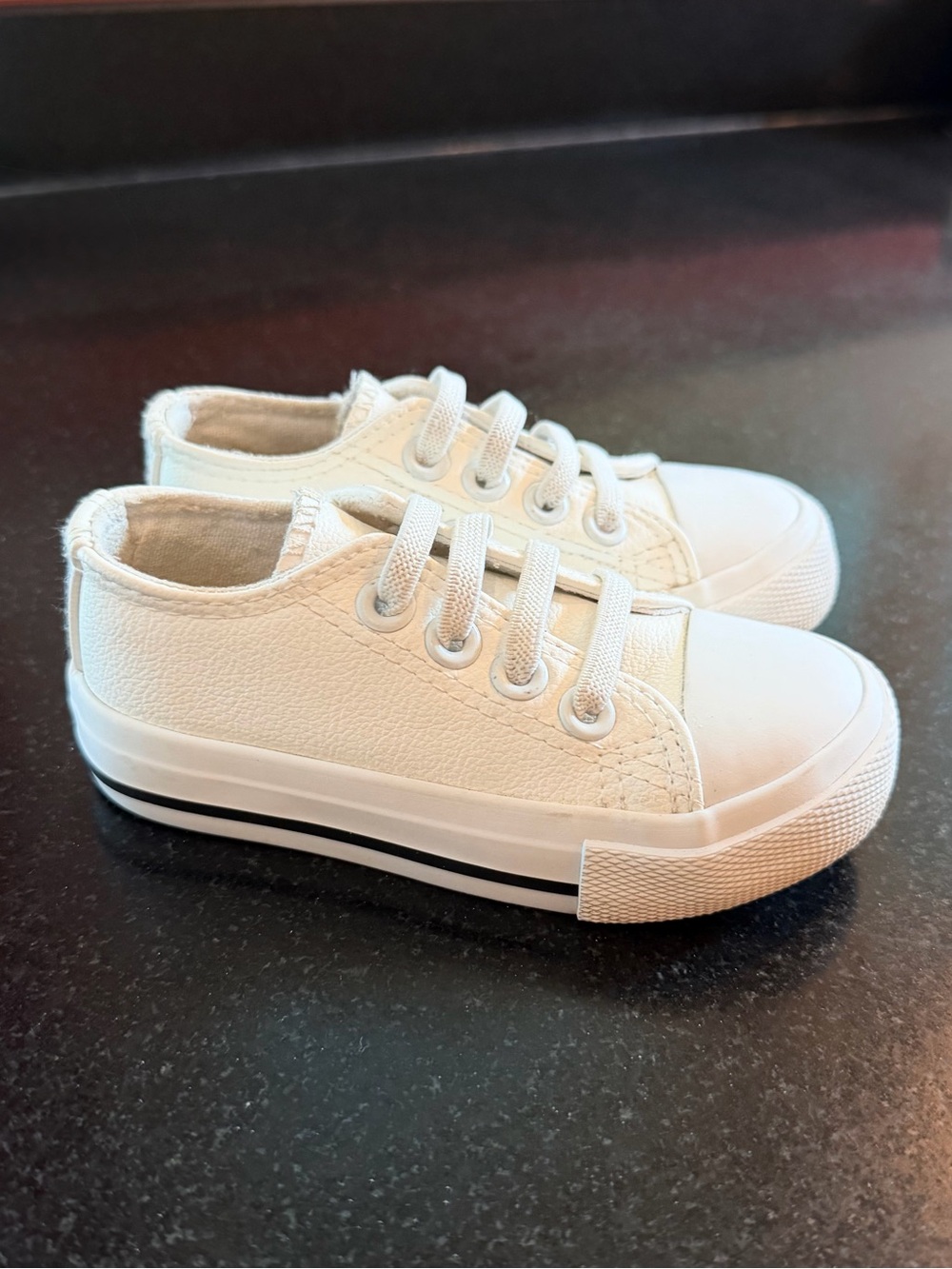 Baby white converse